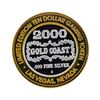 Image 2 : .999 Silver Gold Coast Las Vegas $10 Casino Gaming Token Limited Edition