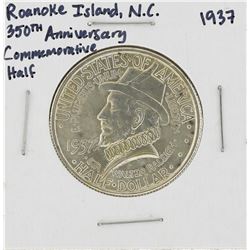 1937 Roanoke Island North Carolina 350th Anniversary Commemorative Half Dollar C