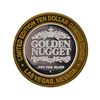 Image 2 : .999 Silver Golden Nugget Las Vegas $10 Casino Gaming Token Limited Edition