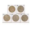Image 1 : Set of 1922-1926 $1 Peace Silver Dollar Coins
