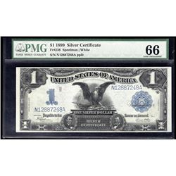 1899 $1 Black Eagle Silver Certificate PMG 66 Gem Uncirculated