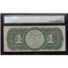 Image 2 : 1862 $1 Legal Tender Note RADAR Serial Number PMG VF30