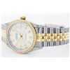 Image 9 : Mens Rolex Two Tone 1ctw Diamond Datejust Wristwatch