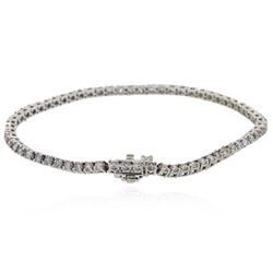 14KT White Gold 3.00ctw Diamond Tennis Bracelet