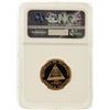 Image 2 : 1975 1000C Nicaragua USA Bicentennial Gold Coin NGC Graded MS67