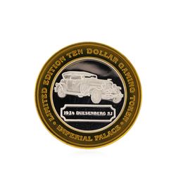 .999 Silver Imperial Palace Hotel & Casino  Nevada $10 Gaming Token Limited Edit