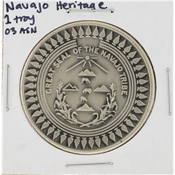 Navajo Heritage 1 Troy Ounce .999 Fine Silver Medal