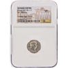 Image 1 : Roman Empire AD 98-117 Trajan AR Denarius Coin NGC VF