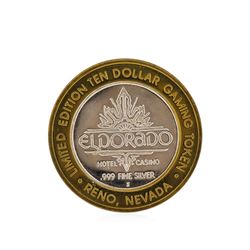 .999 Silver El Dorado Hotel & Casino Reno, Nevada $10 Gaming Token Limited Editi