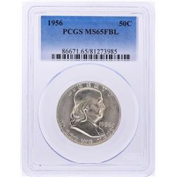 1956 Franklin Half Dollar Coin PCGS MS65FBL