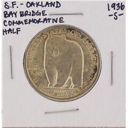 1936-S Half Dollar San Francisco - Oakland Bay Bridge Commemorative Coin