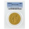 Image 1 : 1896-S $20 Liberty Head Double Eagle Gold Coin PCGS AU58