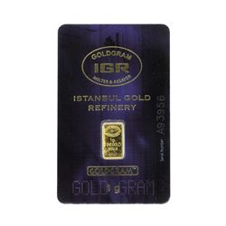 1 Gram Istanbul Gold Refinery Card