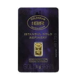 1 Gram Istanbul Gold Refinery Card