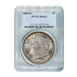 1884-O $1 Morgan Silver Dollar - PCGS MS63