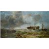 Image 1 : Alfred Montague (fl. 1832-1883) Oil on canvas The Shipwrecked Vessel and other small craft Signed...