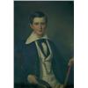 Image 1 : # Josef Kriehuber (1800-1876) Oil on board Portrait of Arthur Russell (1825-1892) seated half-len...