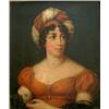 Image 1 : # After Francois Gerard Oil on canvas Portrait of Germaine Necker, Madame de Stael, accompanied b...
