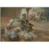 Image 1 : Sidney Muschamp (1851-1929) Watercolour 'The Latest News' Signed 10.25ins x 14.25ins...