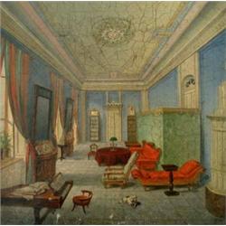 # Lady William Russell Oil on canvas Interior of Lady Russell's Drawing Room at Carlsbad (1844-18...