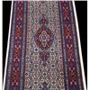 Image 2 : Exquisite & Splendid Highly Intricate Part Silk Persian Moud-Mashad Runner