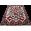 Image 1 : Exquisite Rare & Colorful Nomadic Weave Persian Yalame-Qashqai Rug