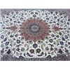 Image 2 : Simply Exquisite and Majestic Fine Part Silk Persian Tabriz Rug