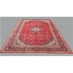 Exceptionally Spectacular Large Fine Persian Qamsar-Kashan Rug