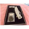 Image 2 : NEW FOLDING KNIFE & ZIPPO WITH EAGLE IMAGE
