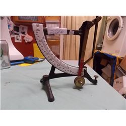 ANTIQUE METAL PROTRACTOR