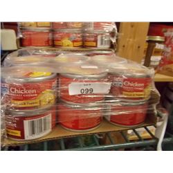 CANNED CHICKEN BREAST CHUNKS - LEMON & PEPPER - 12 X 85GRMS