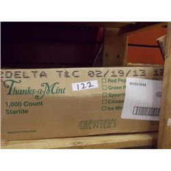 CASE OF "THANK YOU" MINTS - 1000 COUNT PER BOX