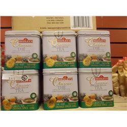 HEDLEY'S CLASSIC GREEN TEA - 6 TINS X 40 STRING &0 BAG TEA PER LOT- RETAIL APPROX. $60