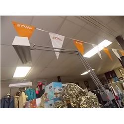 ADJUSTABLE WORK LIGHTS WITH CLAMPS