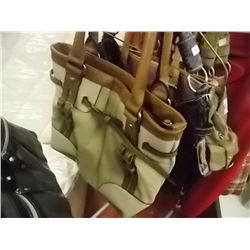 PURSES - ONE BROWN & BEIGE & 1 BLACK & BROWN IMAGE OF APALOOSA IN NATIVE DRESS)-