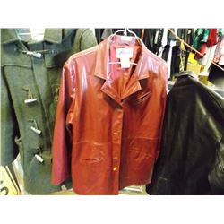 JACKET - PEMMANS - LEATHER STYLE - BROWN - XL