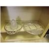 Image 1 : SHELF LOT CRYSTAL - 2 PLATTERS