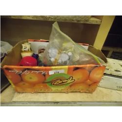 BOX OF CRAFT ITEMS