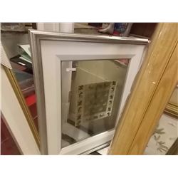 PICTURE - ELEPHANT CLOTH - DOUBLE BEVELLED GLASS -