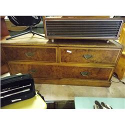 BIRDS EYE MAPLE DRAWERS -BASE FOR VINTAGE WARDROBE 3 DRAWERS