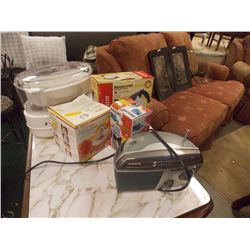LOT OF SMALL APPLIANCES - JUICER - COFFEE POT AND MORE