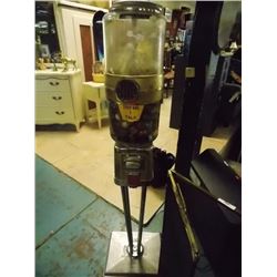VINAGE TALKING CANDY MACHINE - ON STAND