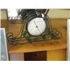 Image 1 : RED IRON MANTEL CLOCK