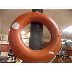 LIFE RING -"POLYURGON LIMITED BURLINGTON ONTARIO" 20" - AER-O-BUOY