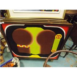 ORIGNINALL HAND PAINTED PICTURE FIRST NATIONS ORIGINAL PAINTING SIGNED BY ARTIST ON CANVAS