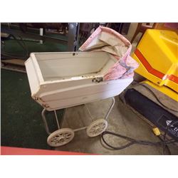 VINTAGE BABY BUGGY = PINK