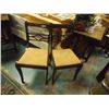 Image 1 : 2 VINTAGE DINING CHAIRS