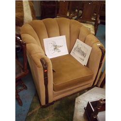 VINTAGE ARM CHAIR HIGH ARM