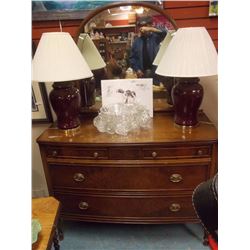 VINTAGE 3 DRAWER DRESSER WITH MIRROR