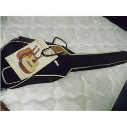 VINTAGE SOFT GUITAR CASE & MUSIC BOOK